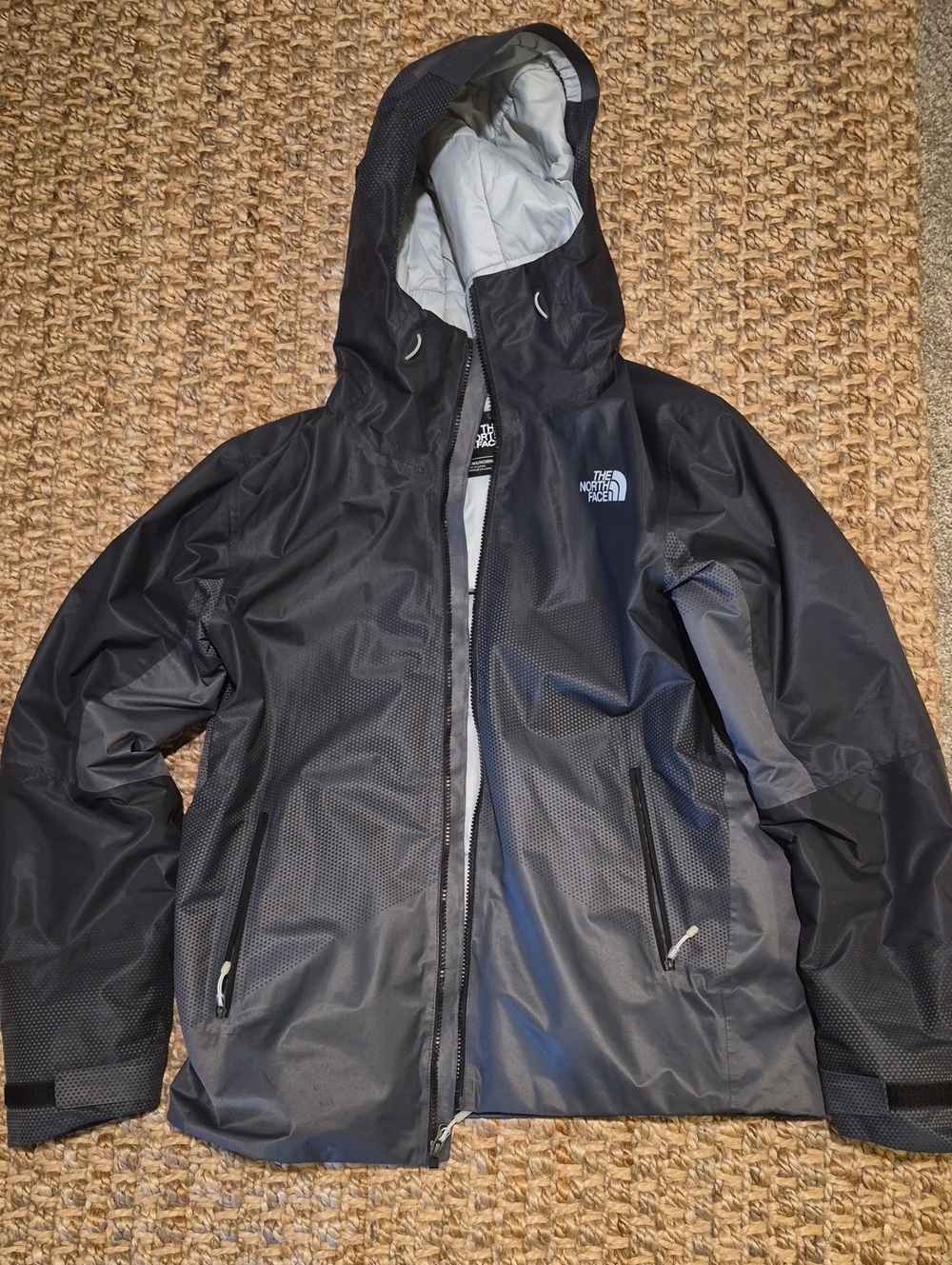 The North Face Men’s Black Hooded Rain Jacket